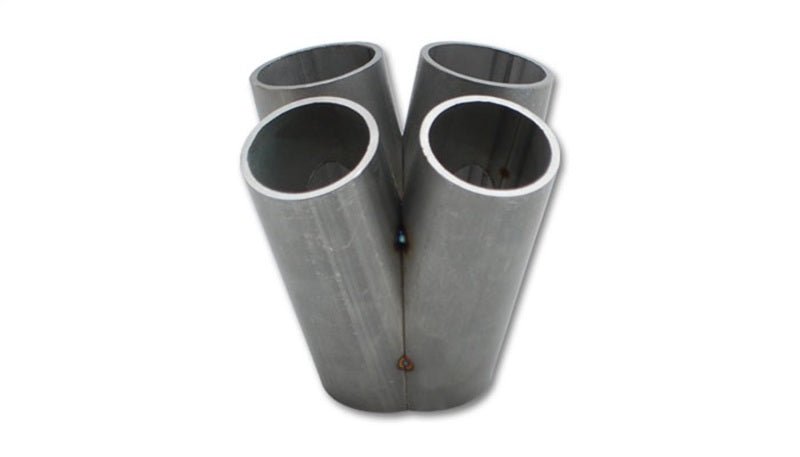 Vibrant 4 into 1 SS Turbo Manifold Merge Collector for T4 Divided Flange (48mm Pipe OD 4.5in tall) - BLOX Racing
