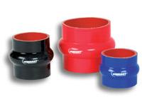 Vibrant 4 Ply Reinforced Silicone Hump Hose Connector - 4.5in I.D. x 3in long (BLACK) - BLOX Racing