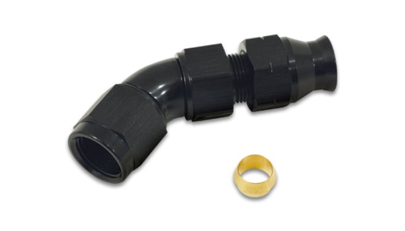 Vibrant 45 Degree 1/2in Tube to Female 8AN Adapter - BLOX Racing