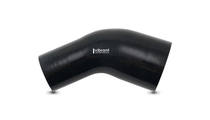 Vibrant 45 Degree Silicone Transition Elbow Hose ID 3.50in x 2.50in - BLOX Racing