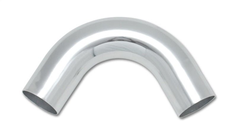 Vibrant 4in O.D. Universal Aluminum Tubing (120 degree Bend) - Polished - BLOX Racing