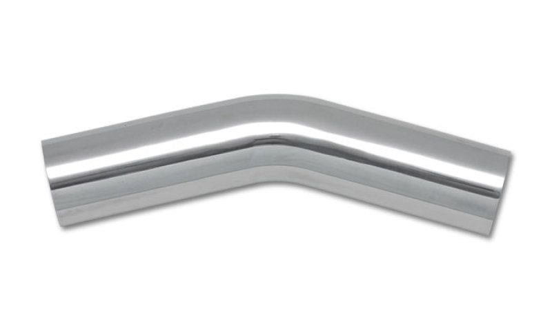 Vibrant 4in O.D. Universal Aluminum Tubing (30 degree Bend) - Polished - BLOX Racing