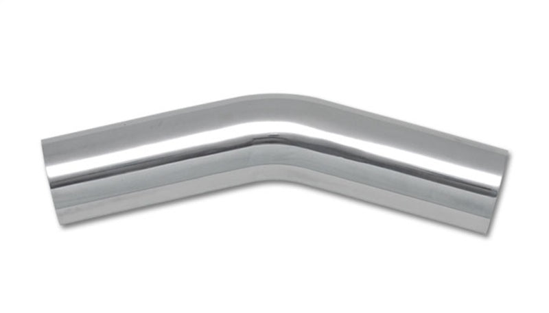 Vibrant 4in O.D. Universal Aluminum Tubing (30 degree Bend) - Polished - BLOX Racing