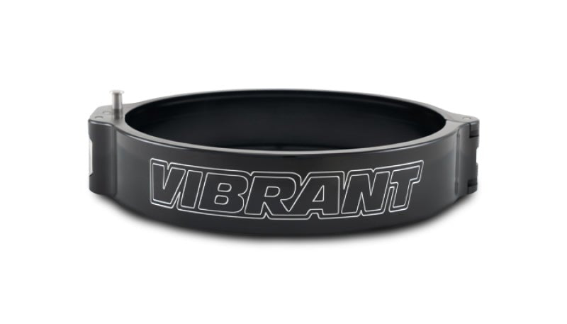 Vibrant 5in O.D. Aluminized HD 2.0 Clamp - Anodized Black (Clamp Only) - BLOX Racing