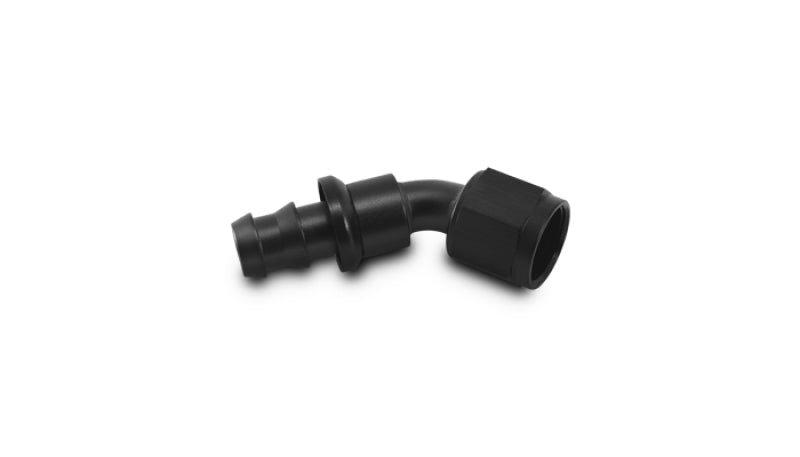 Vibrant - 6AN Push - On 45 Deg Hose End Fitting - Aluminum - BLOX Racing