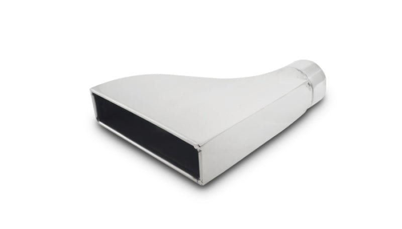 Vibrant 7.75in x 1.875in Rectangular SS Exhaust Tip (Camaro Style) - with 2.5in Inlet - BLOX Racing