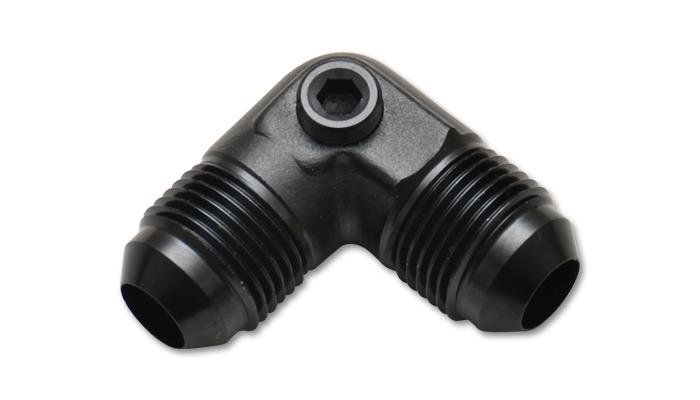 Vibrant - 8AN to - 8AN Male 90 Degree Union Adapter Fitting with 1/8in NPT Port - BLOX Racing