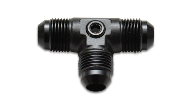 Vibrant - 8AN to - 8AN Male Tee Adapter Fitting with 1/8in NPT Port - BLOX Racing