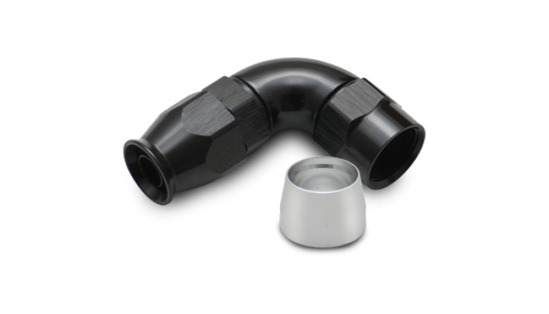 Vibrant 90 Degree High Flow Hose End Fitting for PTFE Lined Hose - 16AN - BLOX Racing