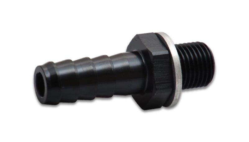 Vibrant Aluminum Metric to Barb Fitting Male M18 x 1.5 to 3/8in Barb - BLOX Racing