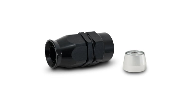 Vibrant Aluminum Straight One Piece Hose End for PTFE Lined Hose (Size - 12AN) - BLOX Racing