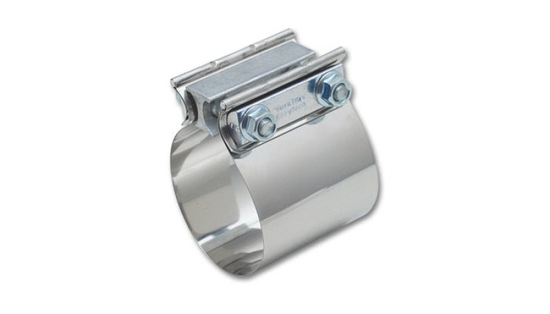Vibrant Easy Seal SS Exh Sleeve Butt Joint Clamp for 3.5in OD Tubing also 3.5in Nominal Oval Tubing - BLOX Racing