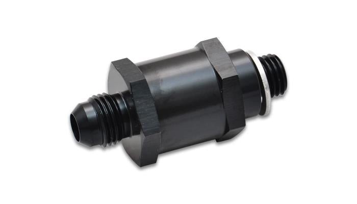 Vibrant Fuel Pump Check Valve - 6AN Male Flare to 12mm x 1.5 Metric - BLOX Racing