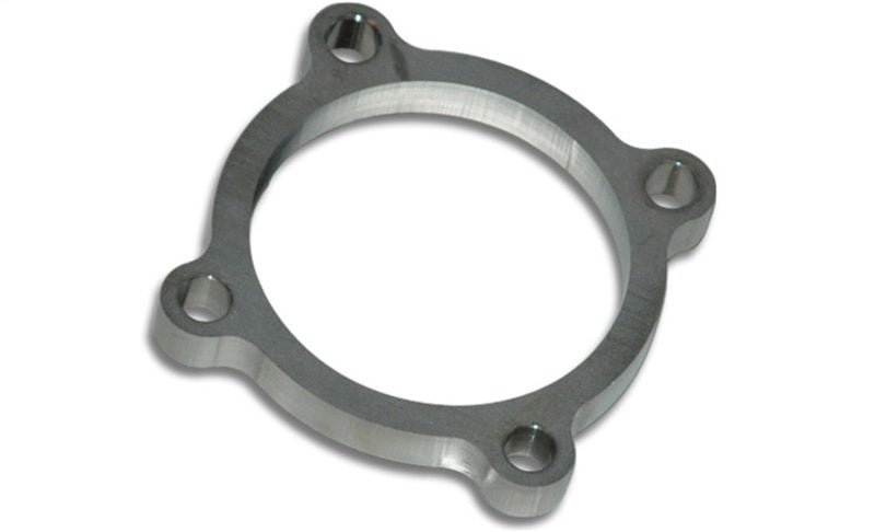 Vibrant GT series / T3 Turbo Discharge Flange (4 Bolt) with 3in Inlet I.D. T304 SS 1/2in Thick - BLOX Racing
