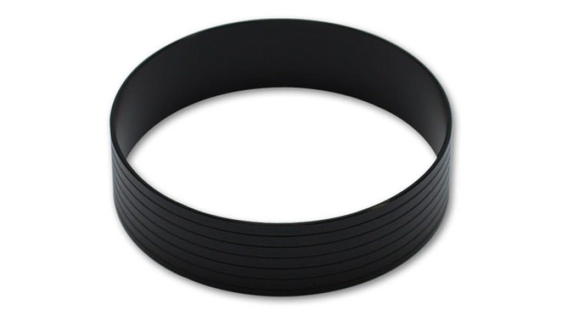 Vibrant HD Aluminum Union Sleeve for 2in OD Tubing - Hard Anodized Black - BLOX Racing