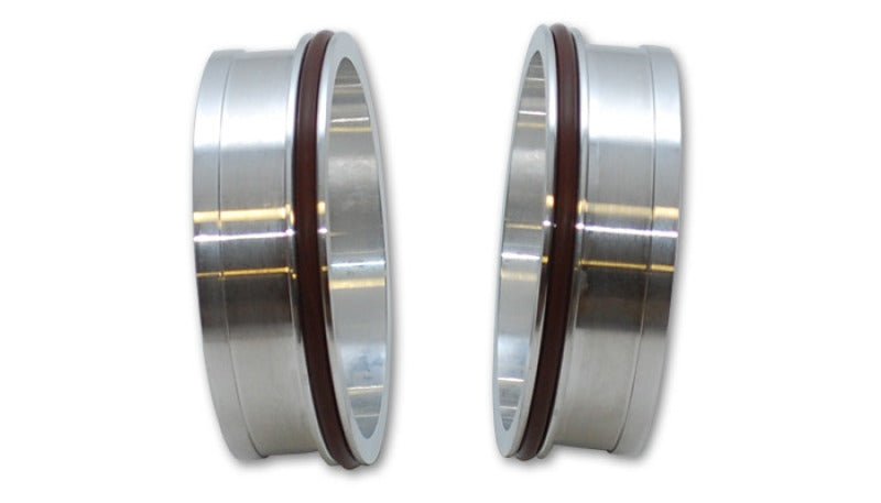 Vibrant HD Aluminum Weld Ferrules w/ O - Rings for 2in OD Tubing - Sold in Pairs - BLOX Racing