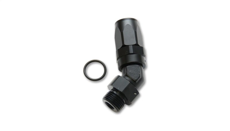Vibrant Male - 10AN 45 Degree Hose End Fitting - 3/4 - 16 Thread (8) - BLOX Racing