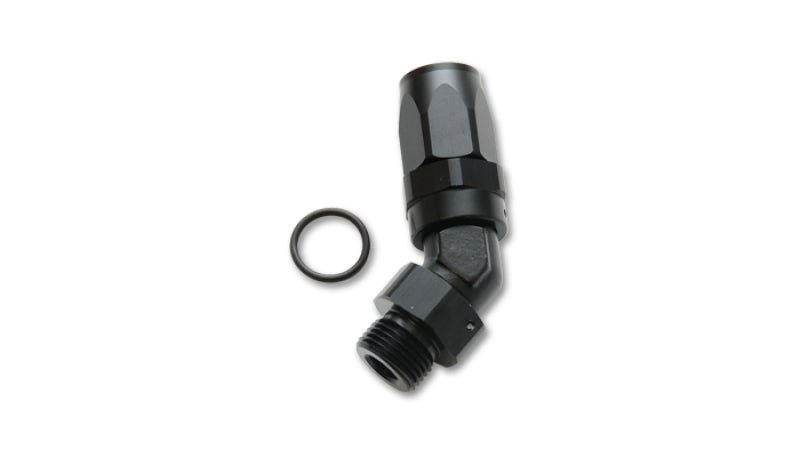 Vibrant Male - 6AN 45 Degree Hose End Fitting - 9/16 - 18 Thread (6) - BLOX Racing