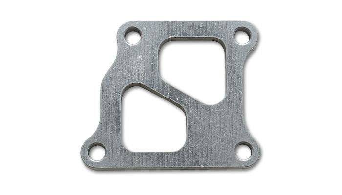 Vibrant Mitsubishi EVO 789 and X Turbo Inlet Flange Mild Steel 1/2in Thick (Drilled Holes) - BLOX Racing