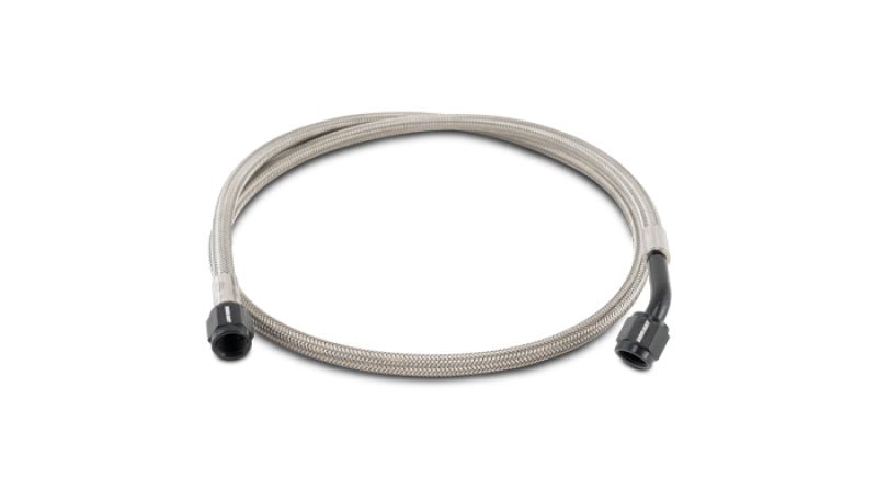 Vibrant Pre - Assembled Hose Assemblies - 3AN 36in Length Hose End Style Straight/45 Degrees - BLOX Racing