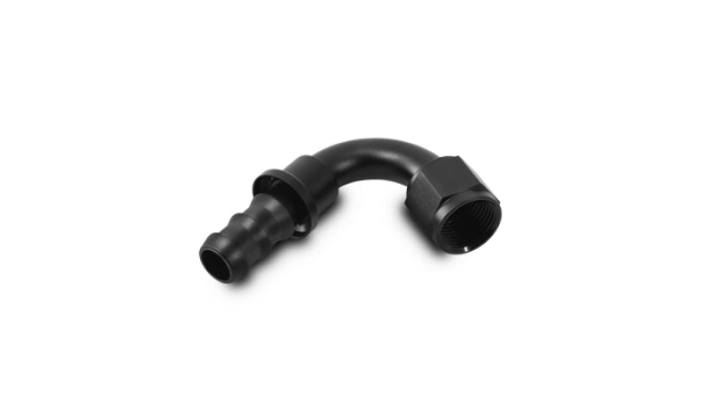 Vibrant Push - On 120 Degree Hose End Elbow Fitting - 10AN - BLOX Racing