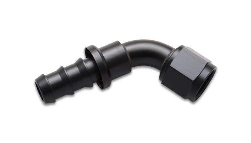 Vibrant Push - On 60 Degree Hose End Elbow FittingSize - 4AN - BLOX Racing