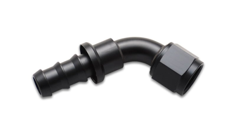 Vibrant Push - On 60 Degree Hose End Elbow FittingSize - 6AN - BLOX Racing