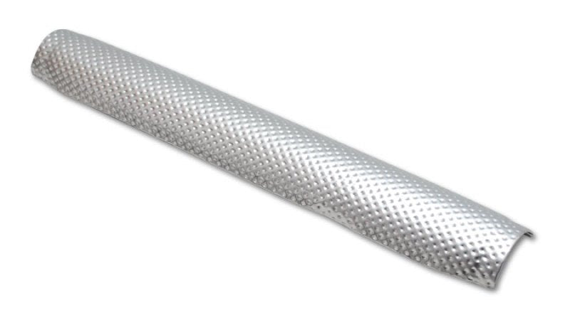 Vibrant SHEETHOT Premed Pipe Shield 2in - 3in OD Straight Tubing 1 foot length rated direct heat 1100F - BLOX Racing