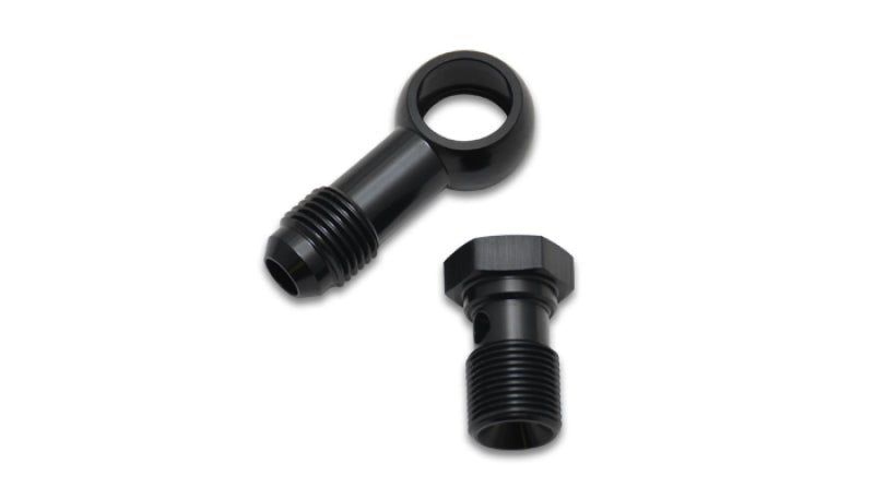 Vibrant Single Male Banjo Adapter Assembly - 4AN Banjo 7/16 - 20 Aluminum Bolt - BLOX Racing