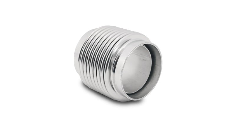 Vibrant SS Bellow Assembly w/ Liner 1.75in Inlet/Outlet ID x 2.5in OAL Electro Polished - BLOX Racing
