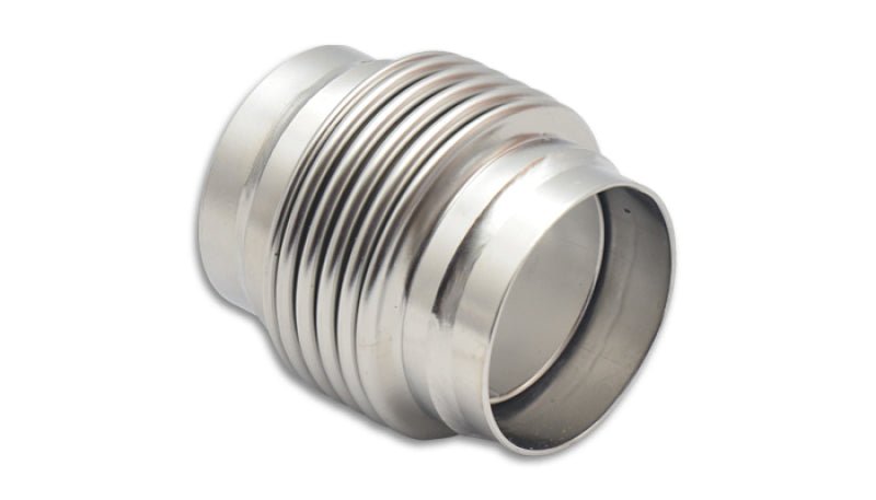 Vibrant SS Bellow Assembly w/ Solid Liner 3.5in ID x 4in overall L Electro Polished - BLOX Racing