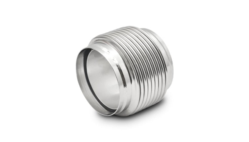 Vibrant SS Bellow Assembly w/ Solid Liner 4in inlet/outlet ID x 4in overall L Electro Polished - BLOX Racing