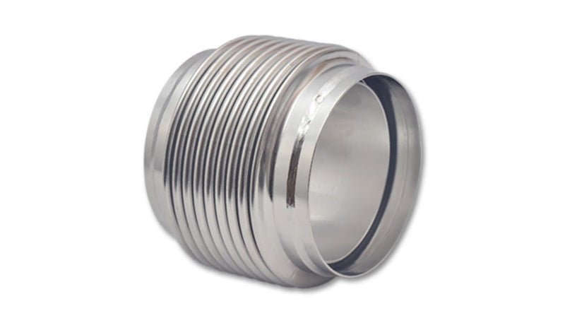 Vibrant SS Bellow Assembly w/ Solid Liner 4in inlet/outlet ID x 4in overall L Electro Polished - BLOX Racing