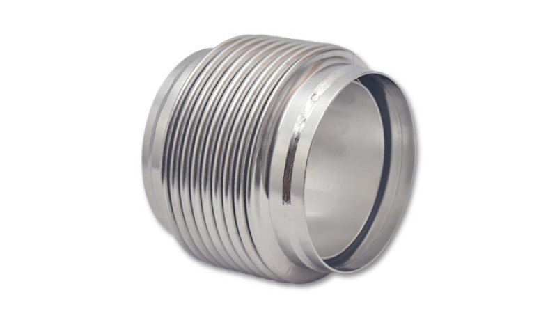 Vibrant SS Bellow Assembly w/ Solid Liner 4in inlet/outlet ID x 4in overall L Electro Polished - BLOX Racing