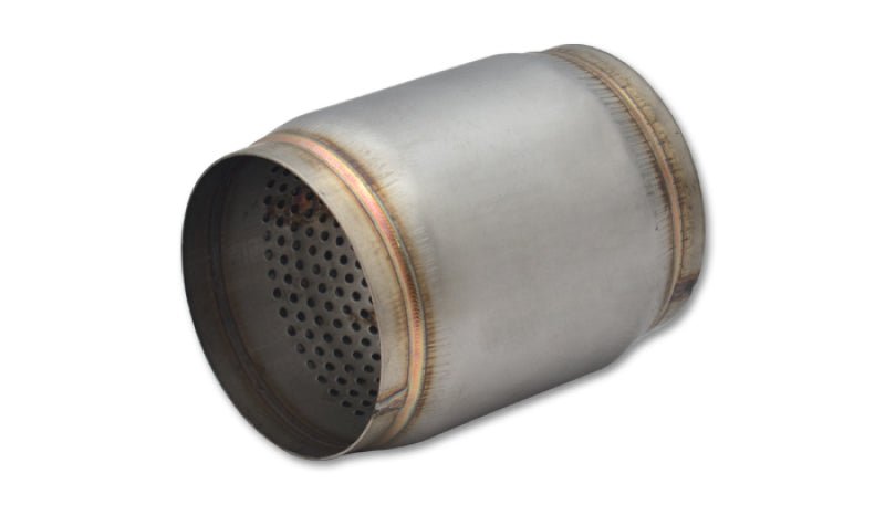 Vibrant SS Race Muffler 3.5in inlet/outlet x 5in long - BLOX Racing
