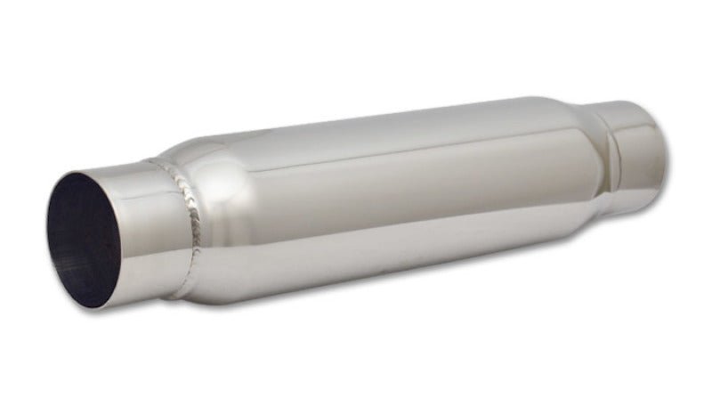 Vibrant SS Resonator (Standard Design) 3in Inlet/Outlet x 18in Long - BLOX Racing