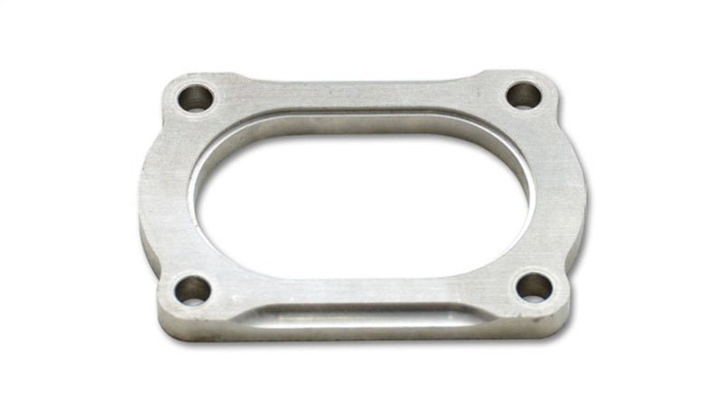 Vibrant T304 SS 4 Bolt Flange for 3.5in O.D. Oval tubing - BLOX Racing