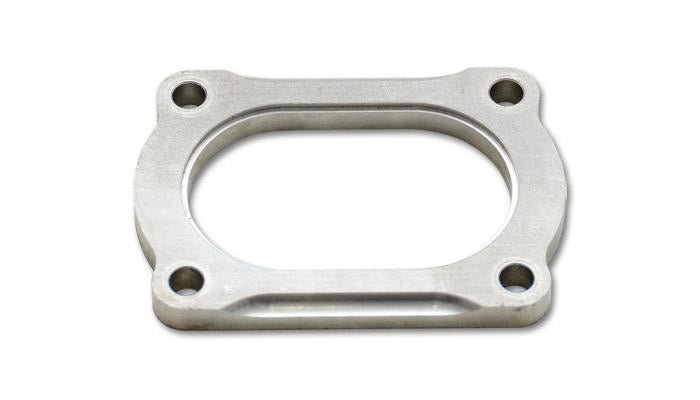 Vibrant T304 SS 4 Bolt Flange for 3.5in O.D. Oval tubing - BLOX Racing