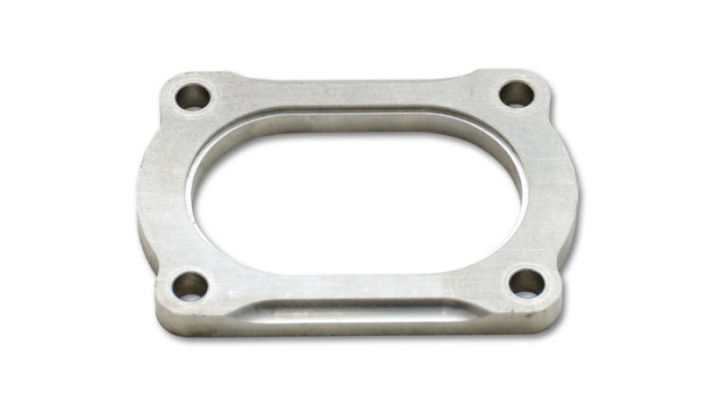 Vibrant T304 SS 4 Bolt Flange for 3.5in O.D. Oval tubing - BLOX Racing
