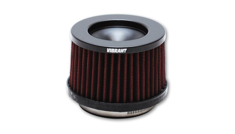 Vibrant The Classic Perf Air Filter 4.75in O.D. Cone x 3 - 5/8in Tall x 5in inlet I.D. Turbo Outlets - BLOX Racing