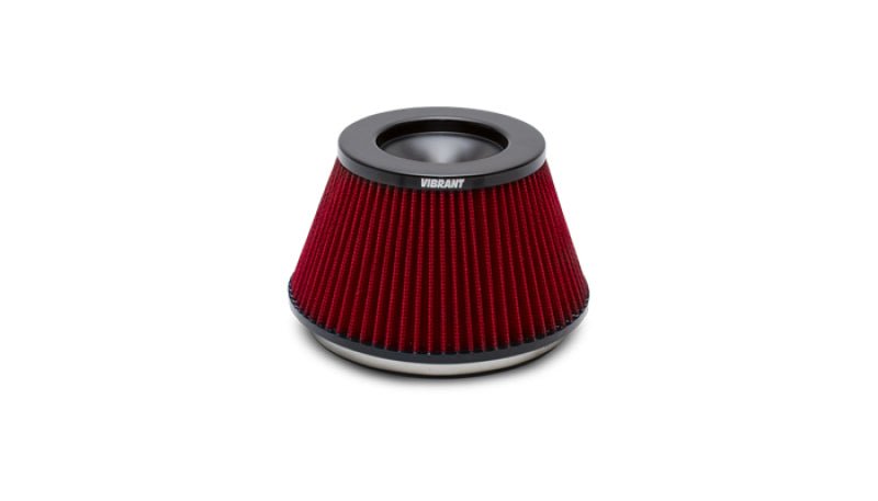 Vibrant The Classic Perf Air Filter 5in OD Conex3 - 5/8in Tallx6in ID Bellmouth VelocityStack10950 - 52 - BLOX Racing