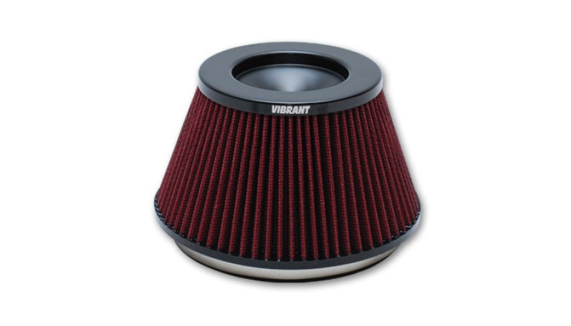 Vibrant The Classic Perf Air Filter 5in OD Conex3 - 5/8in Tallx6in ID Bellmouth VelocityStack10950 - 52 - BLOX Racing