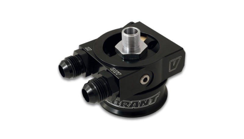 Vibrant Thermostatic Oil Cooler Sandwich Adapter w/Spacer - BLOX Racing