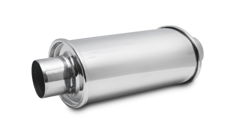 Vibrant ULTRA QUIET Resonator 2.25in inlet / outlet x 14in overall length - BLOX Racing