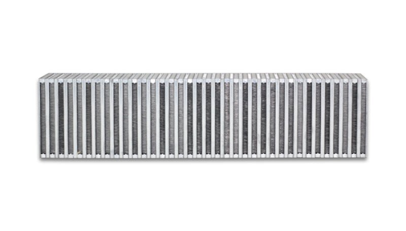 Vibrant Vertical Flow Intercooler 27in. W x 6in. H x 4.5in. Thick - BLOX Racing