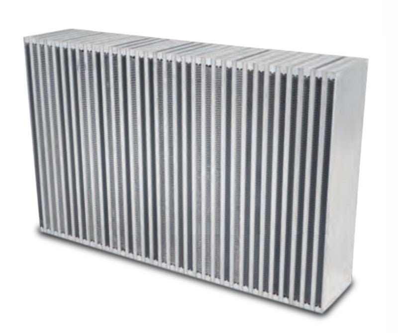 Vibrant Vertical Flow Intercooler Core 24in. W x 12in. H x 3.5in. Thick - BLOX Racing
