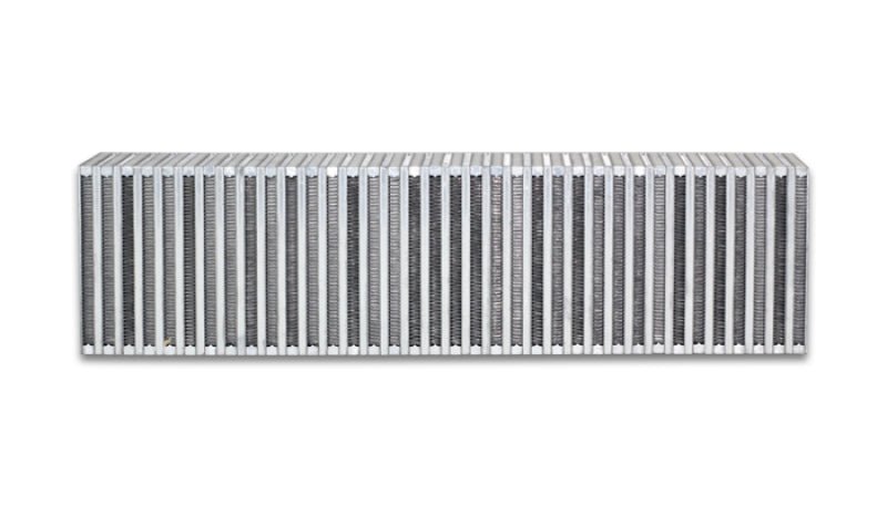 Vibrant Vertical Flow Intercooler Core 24in. W x 6in. H x 3.5in. Thick - BLOX Racing