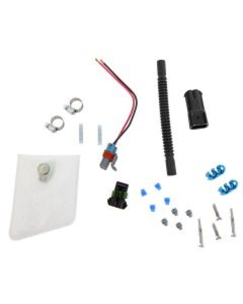 Walbro Universal Installation Kit: Fuel Filter/Wiring Harness/Fuel Line for F90000267 E85 Pump - BLOX Racing