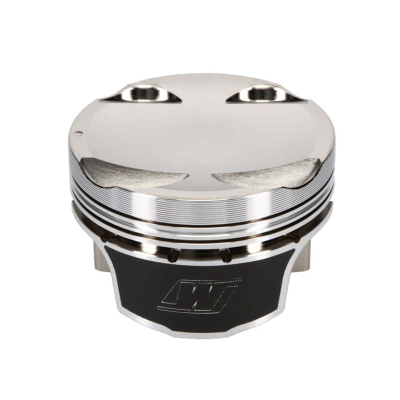 Wiseco Mitsubishi 4G63 7-Bolt 12cc Dish 8.5:1 Compression Piston Set - BLOX Racing