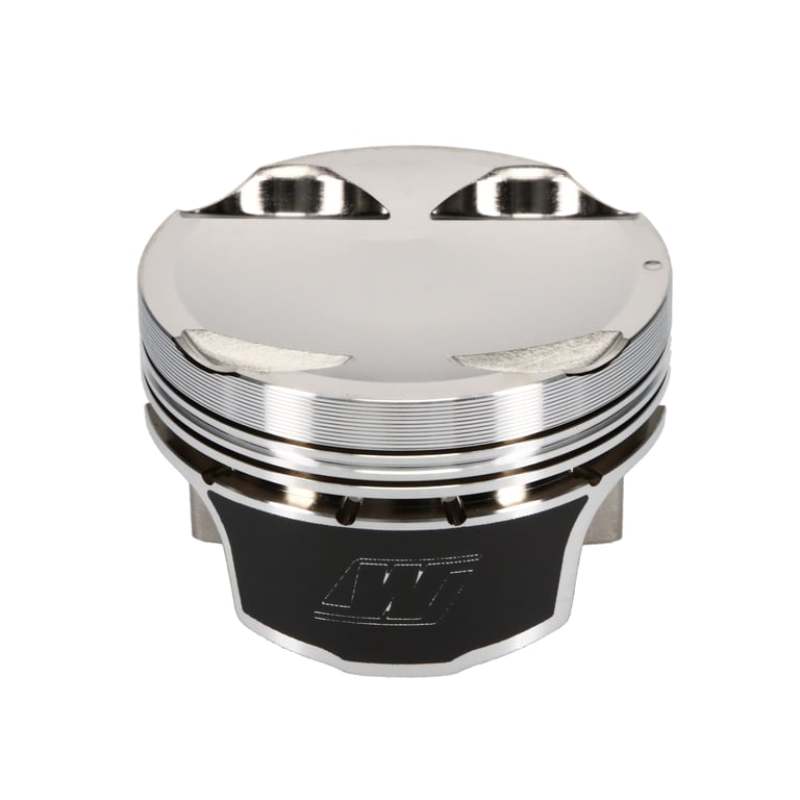 Wiseco Mitsubishi 4G63 7-Bolt 12cc Dish 8.5:1 Compression Piston Set - BLOX Racing